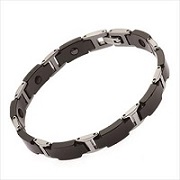 TIENS T-Energy Bracelet Black Cristal - צמיד שחור לגבר