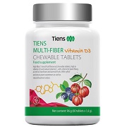 TIENS Multi-Fibre Vitamin D3 (60 Chewable Tablets)